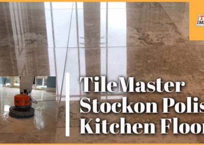 TileMaster Stockton Polish Marble Kitchen Floor in Wynyard